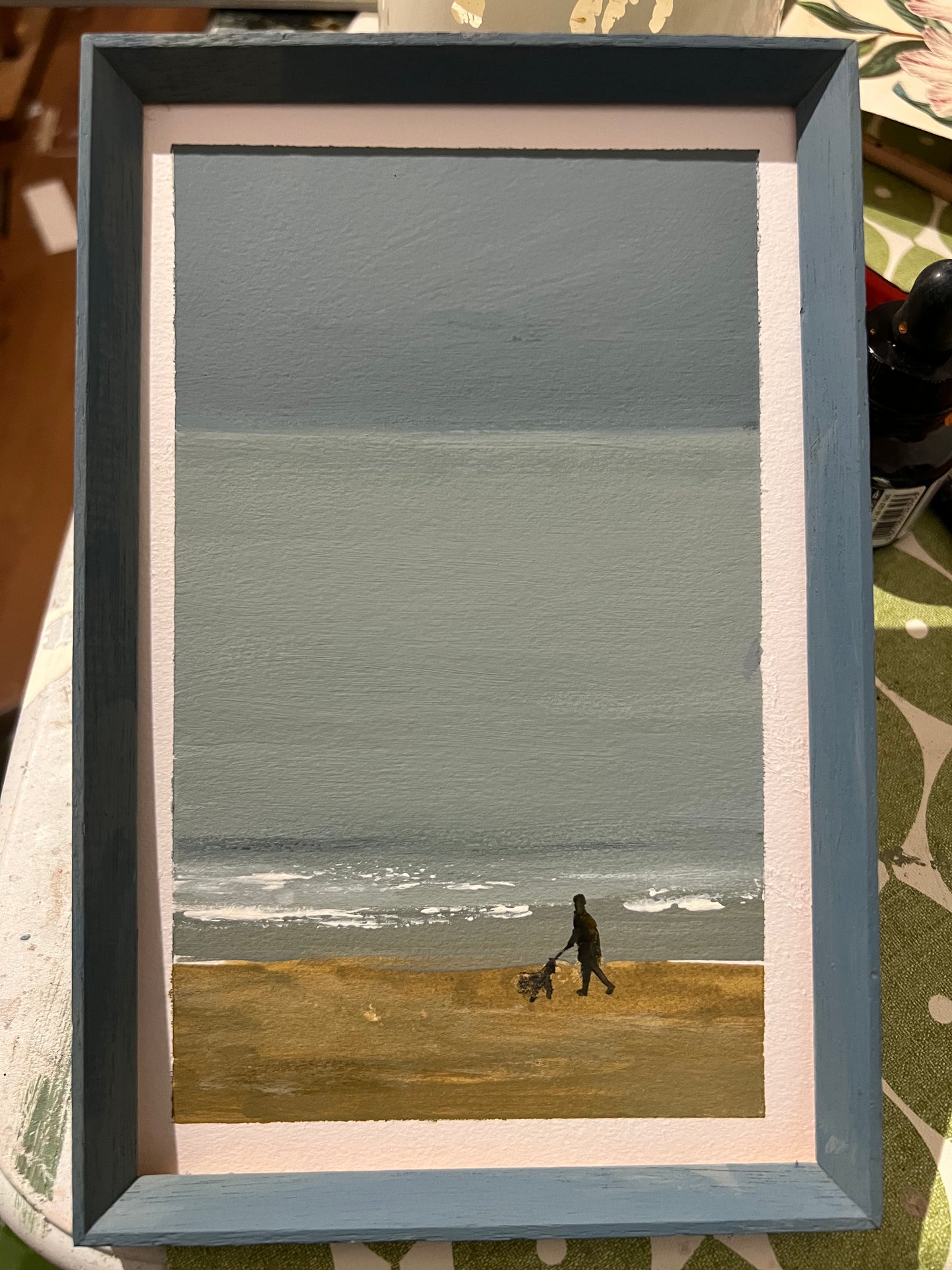 Mumbles Beach feb 2025 original painting