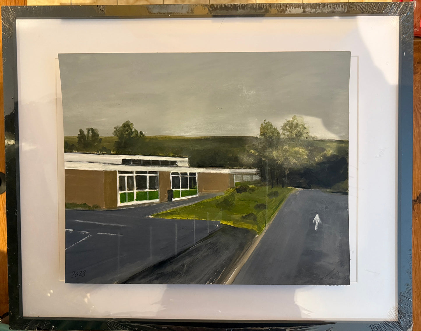 Hirwaun Junior School 1982-1986 original painting