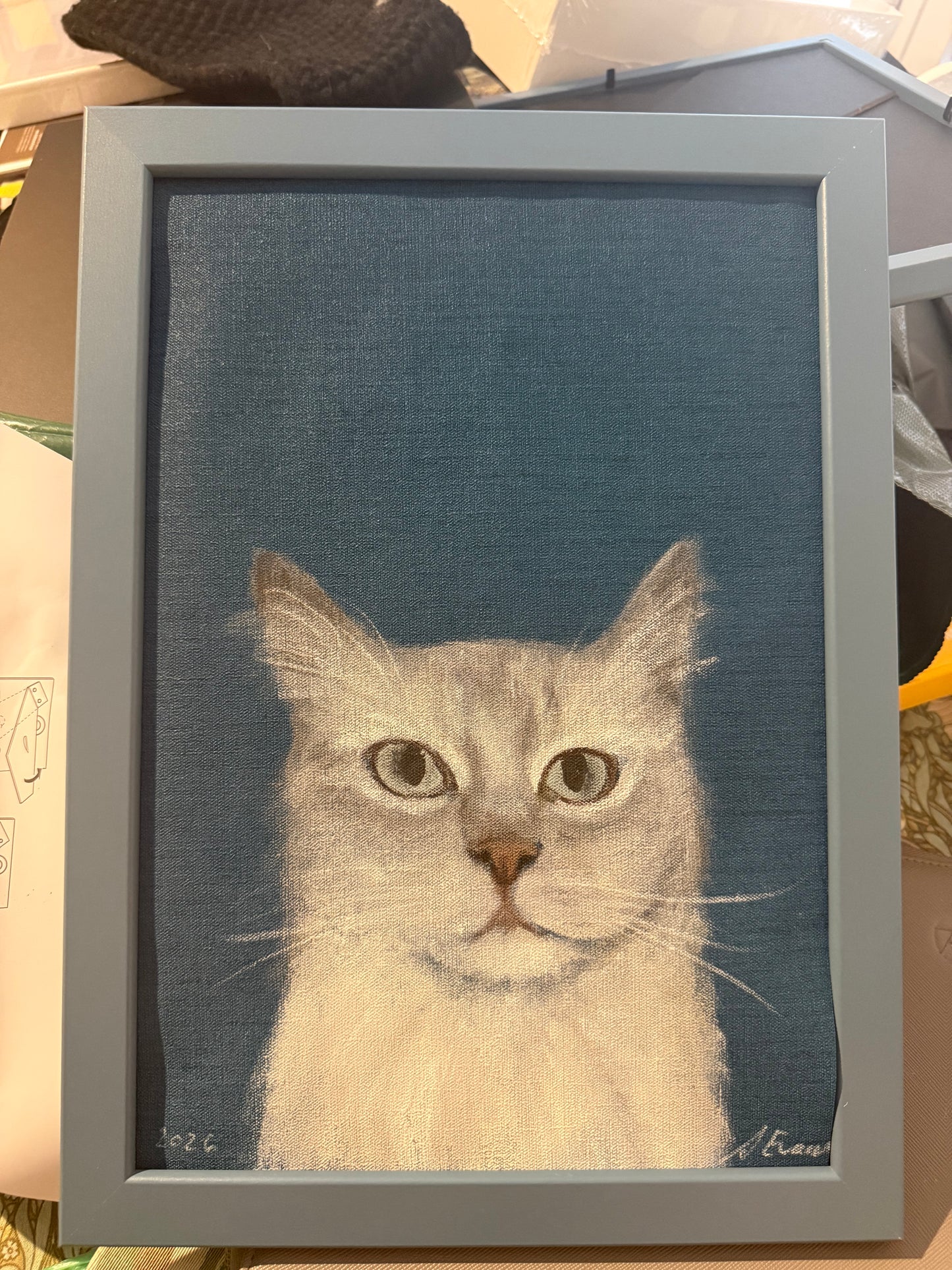 Sissy Evans mugshot original painting