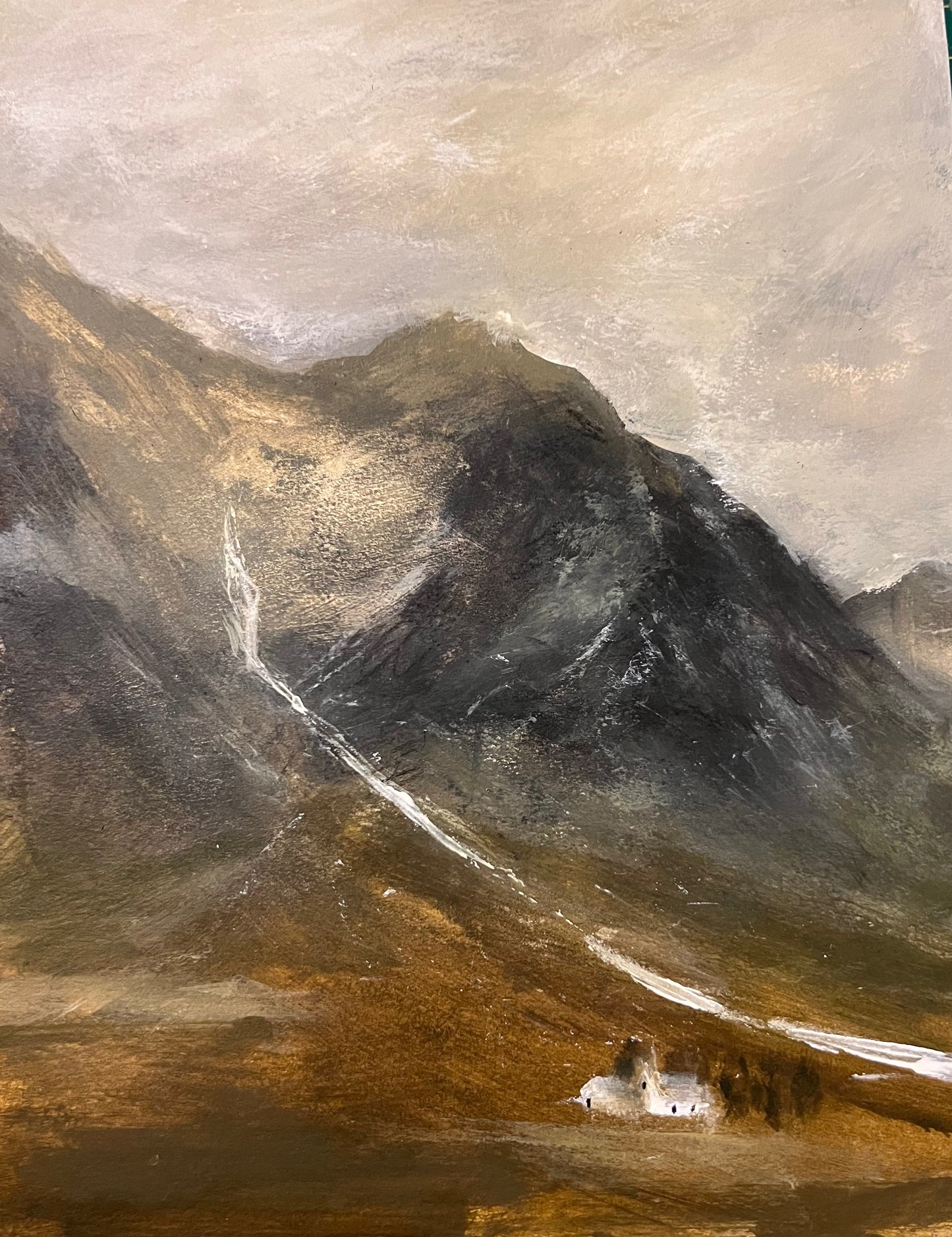 Glencoe original painting by Sarah Evans