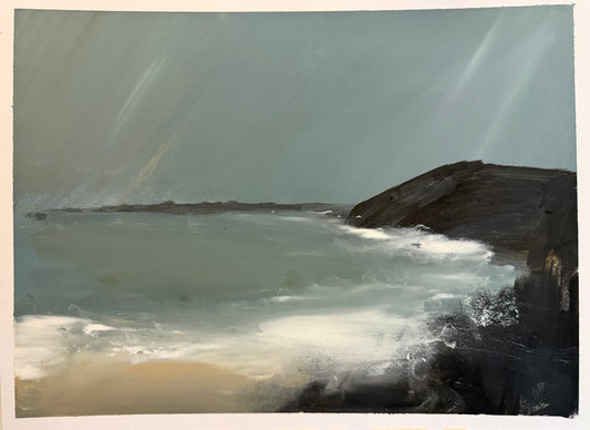 Carbis Bay original painting by Sarah evans