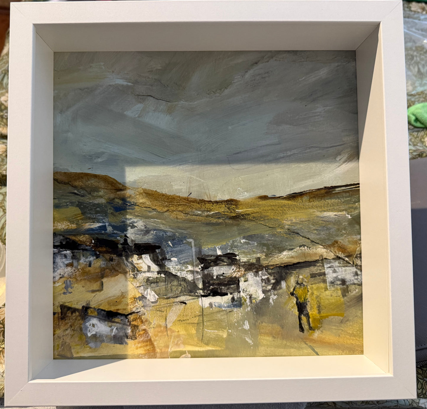 Penderyn mixed media on card Sarah evans