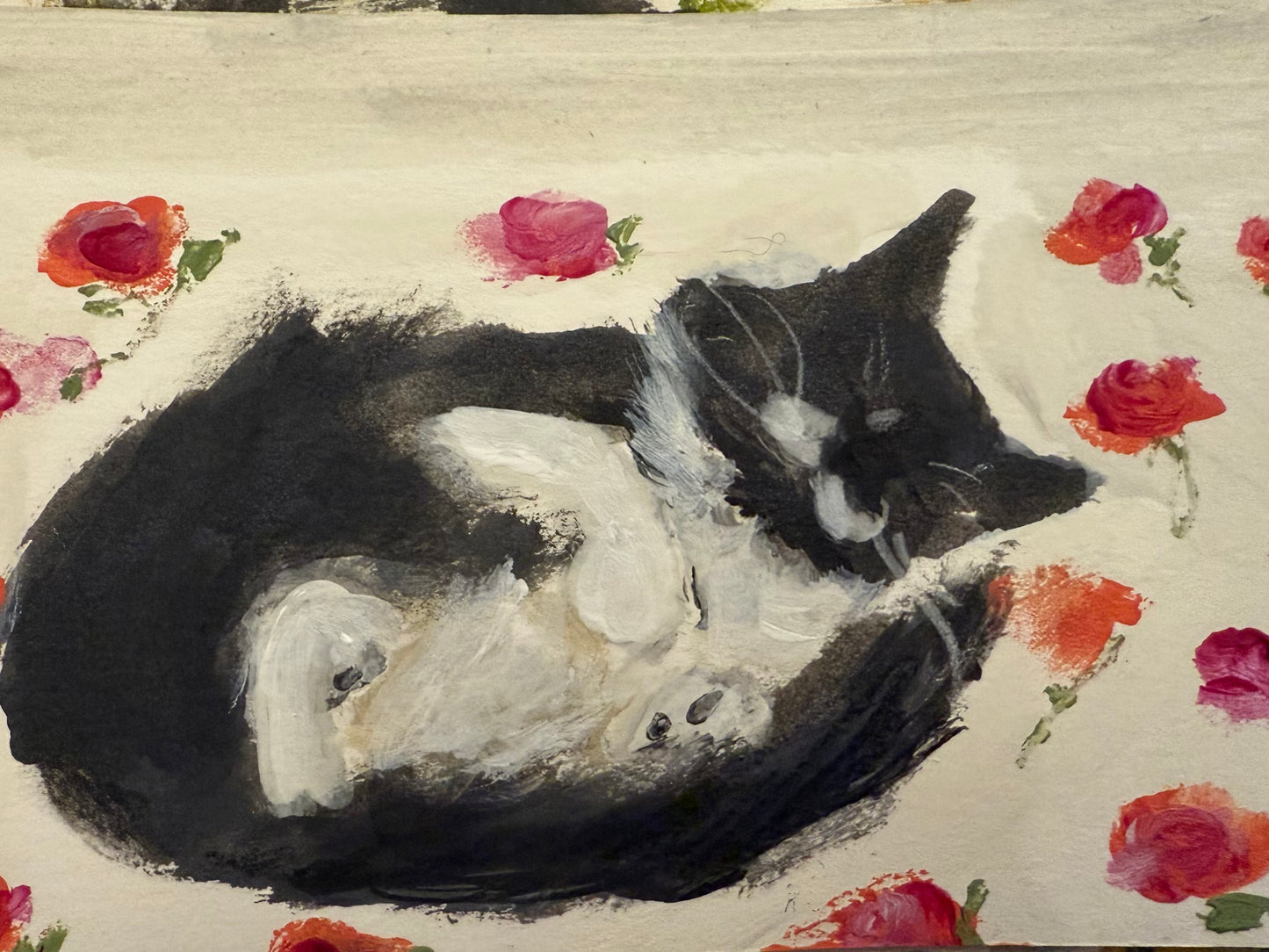 Original painting of Flash Evans