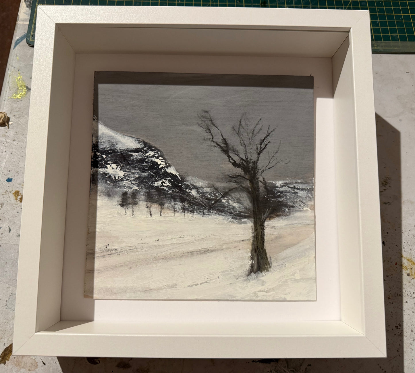 Highlands of Scotland -original painting framed