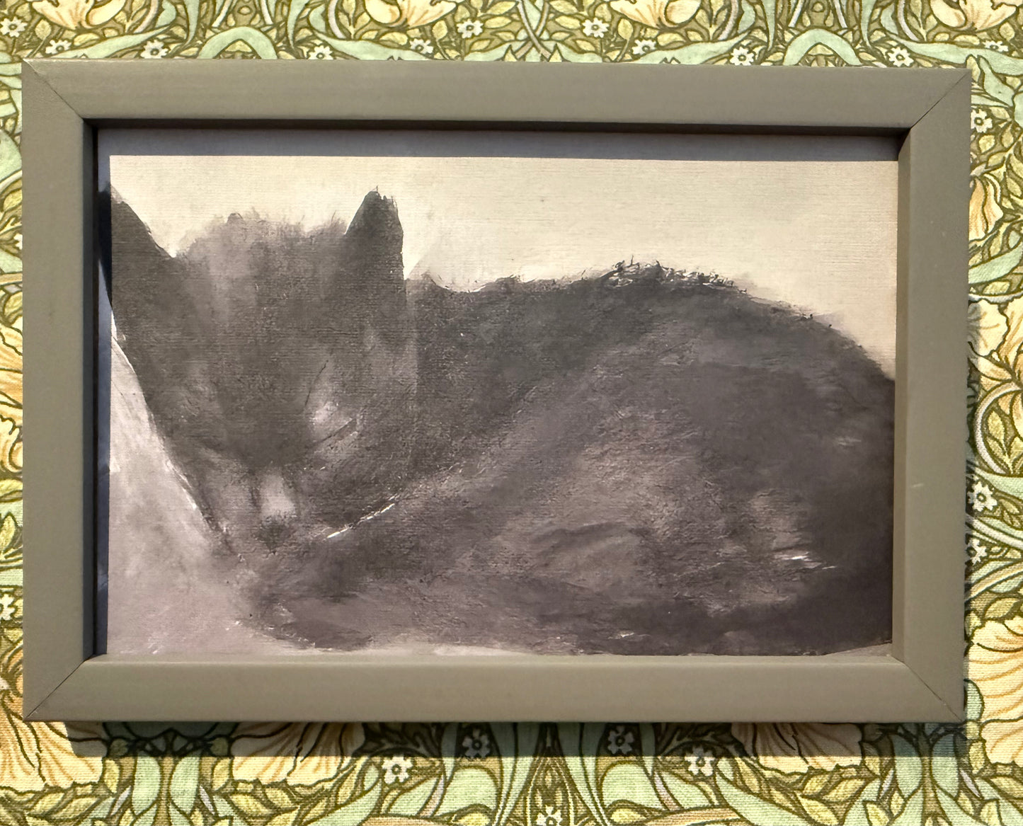 In memory of Walter Kevin Evans from Port Talbot signed print framed Sarah Evans