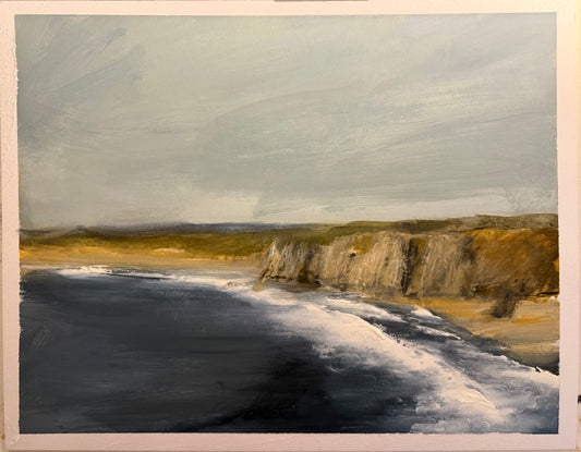 Three Cliffs Bay, Gower original painting