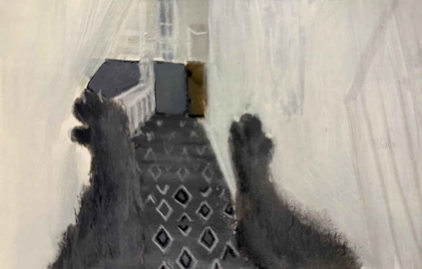 Taking Walter from port talbot downstairs for breakfast