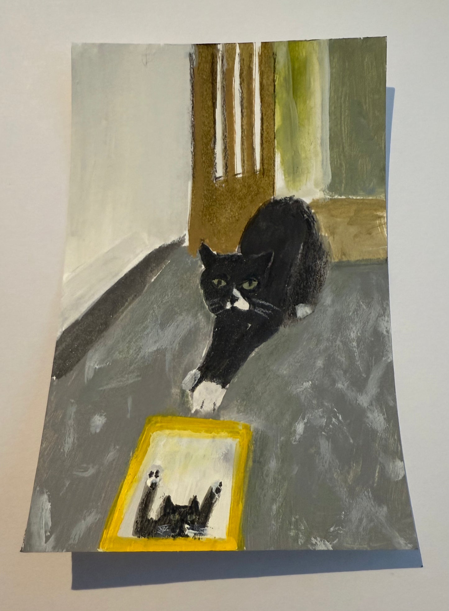 Barry and his portrait