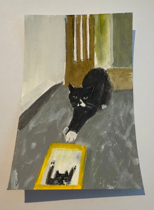 Barry and his portrait