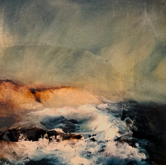 Beachy Head by Sarah evans Limited addition print signed and dated framed