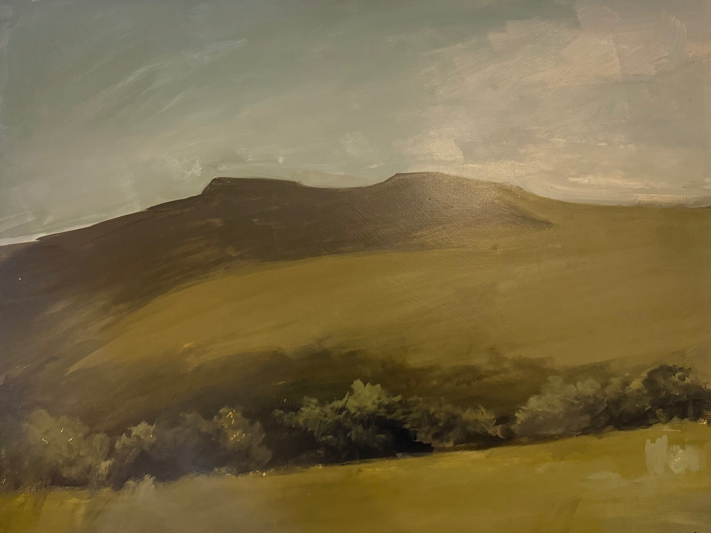 Pen y fan Brecon Beacons acrylic on large canvas 24x32”