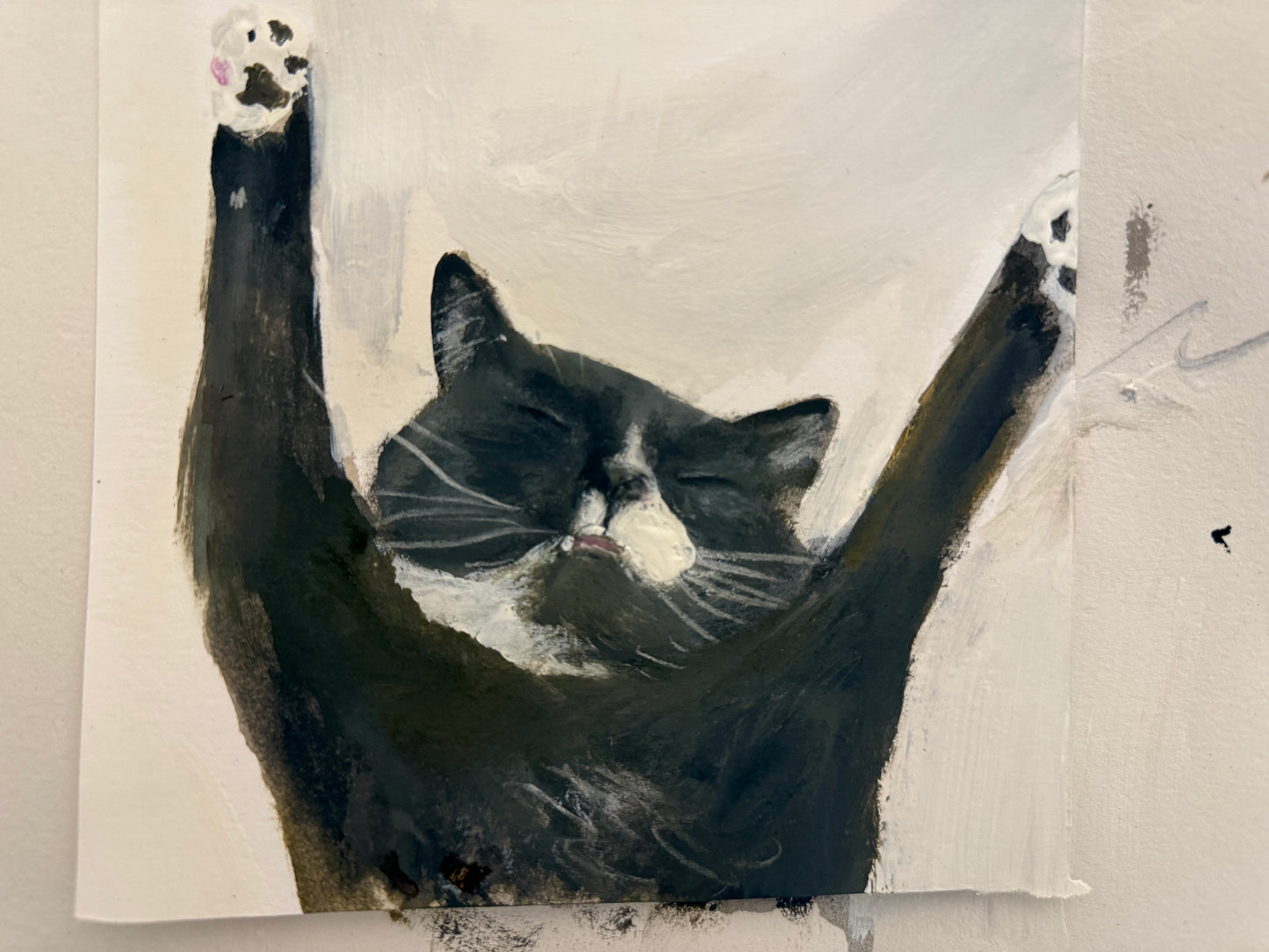 Be More Barry original framed painting