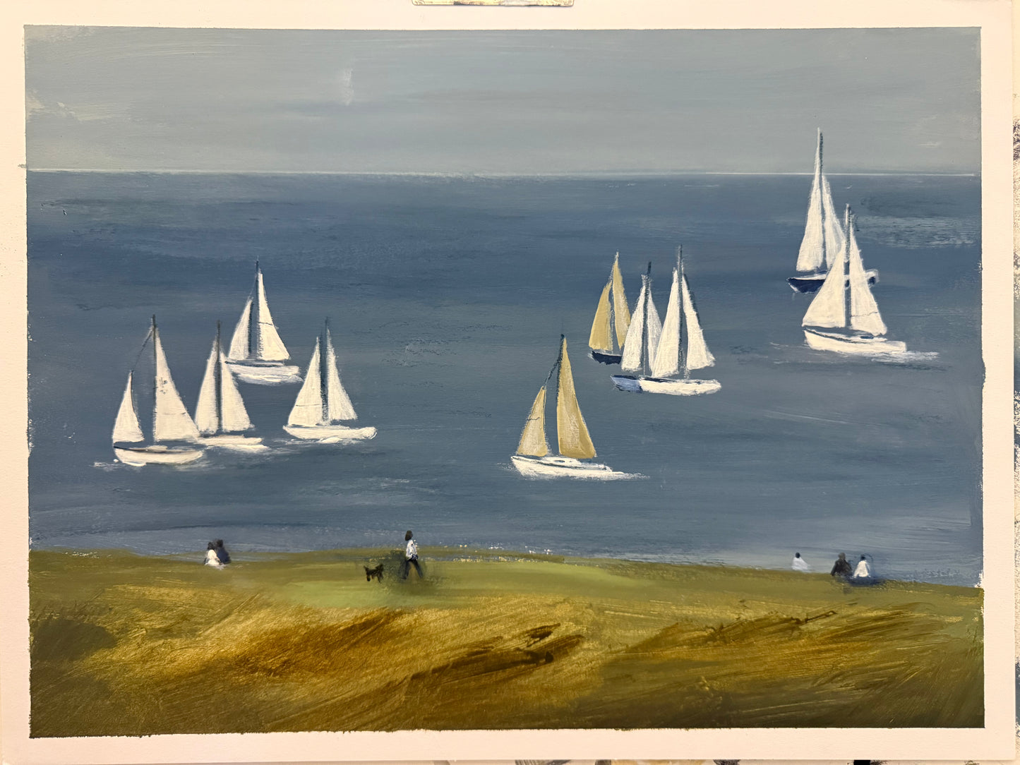 Round The Island Race acrylic