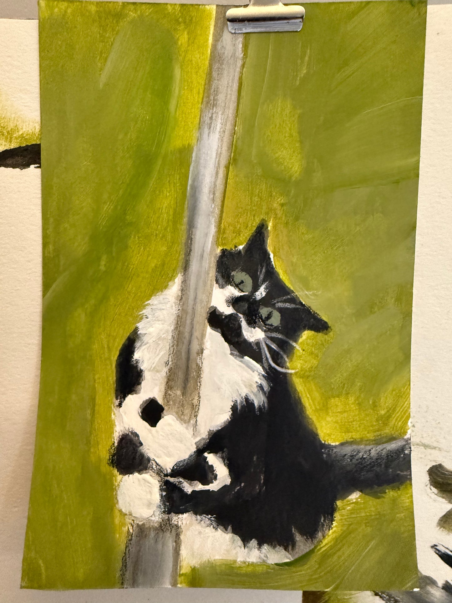 Original painting of Flash Evans