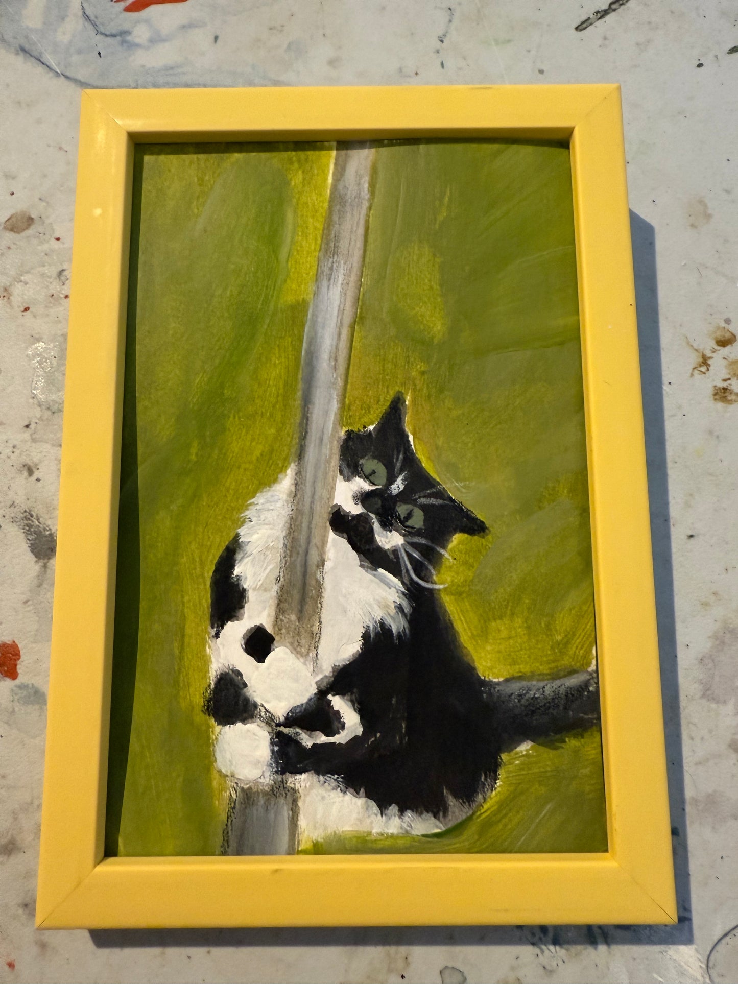 Original painting of Flash Evans