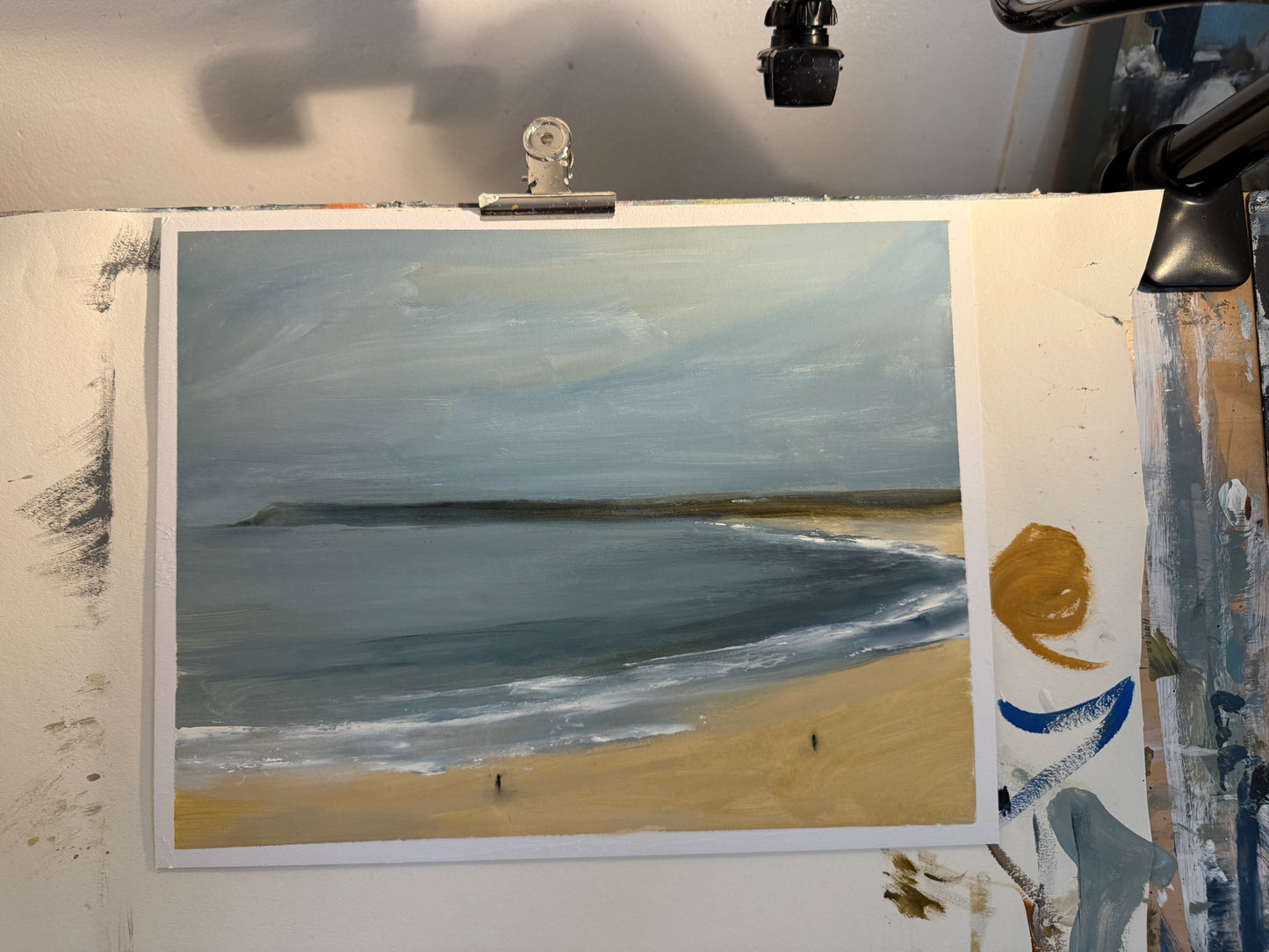 Three Cliffs Bay, Gower original painting