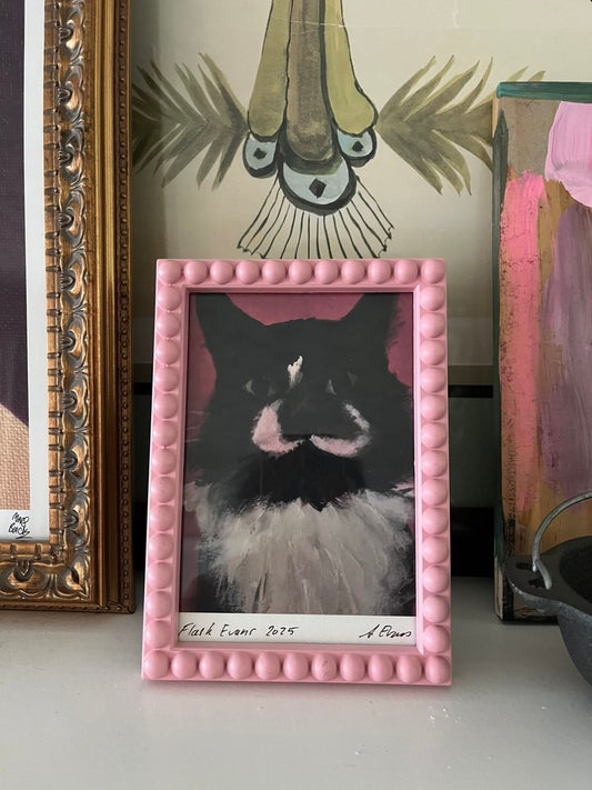 In memory of Flash Evans signed print framed