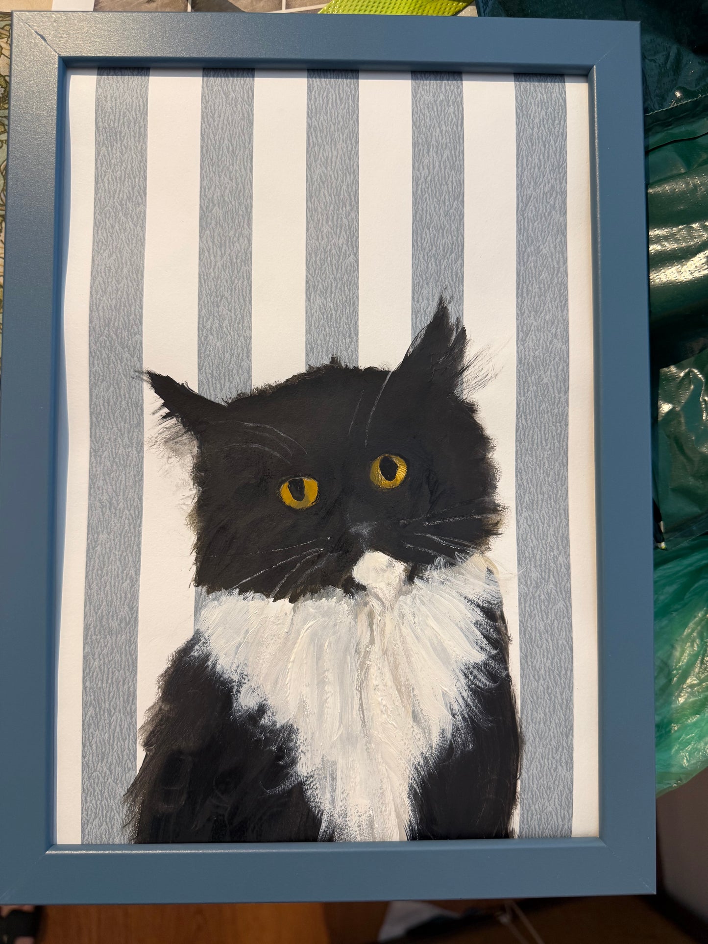Howard Kevin striped painting