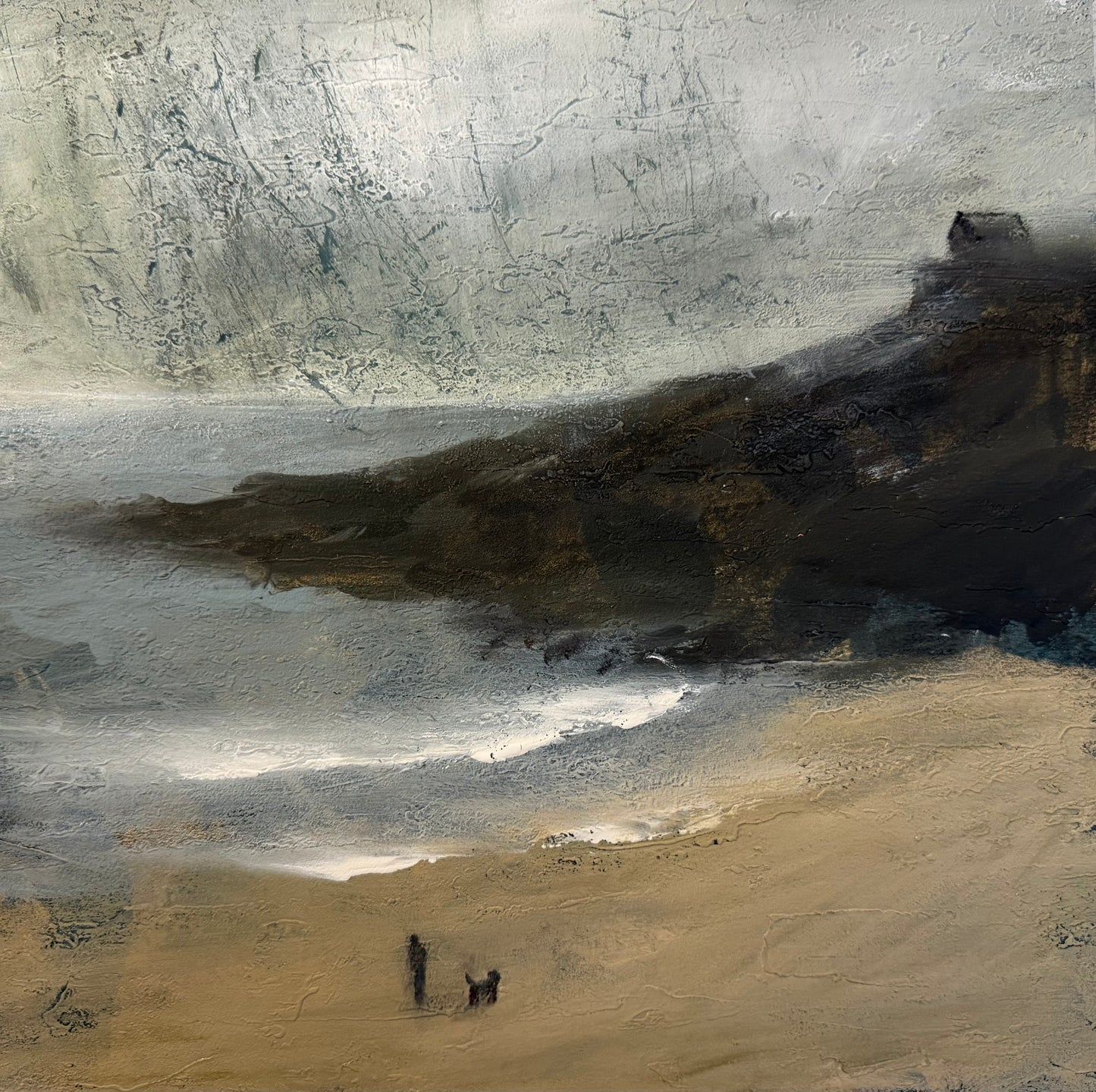 Porthmeor beach early morning original painting