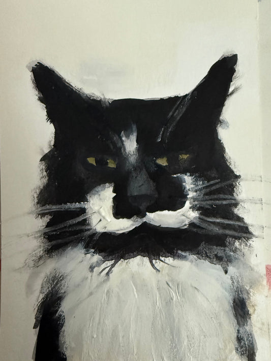 Original painting of Flash Evans’s Bank Holiday
