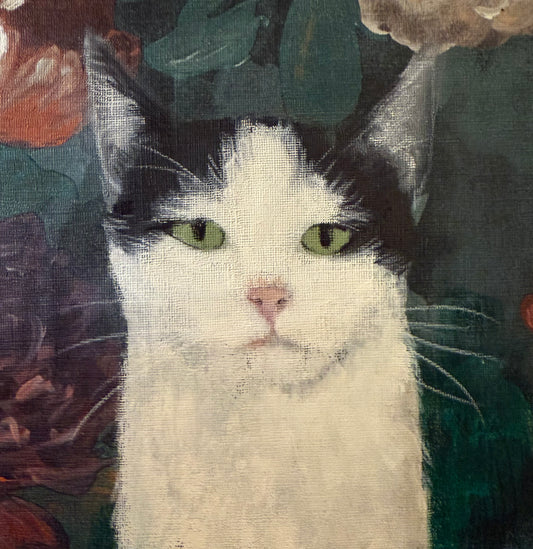 Lily - oil on paper by Sarah evans