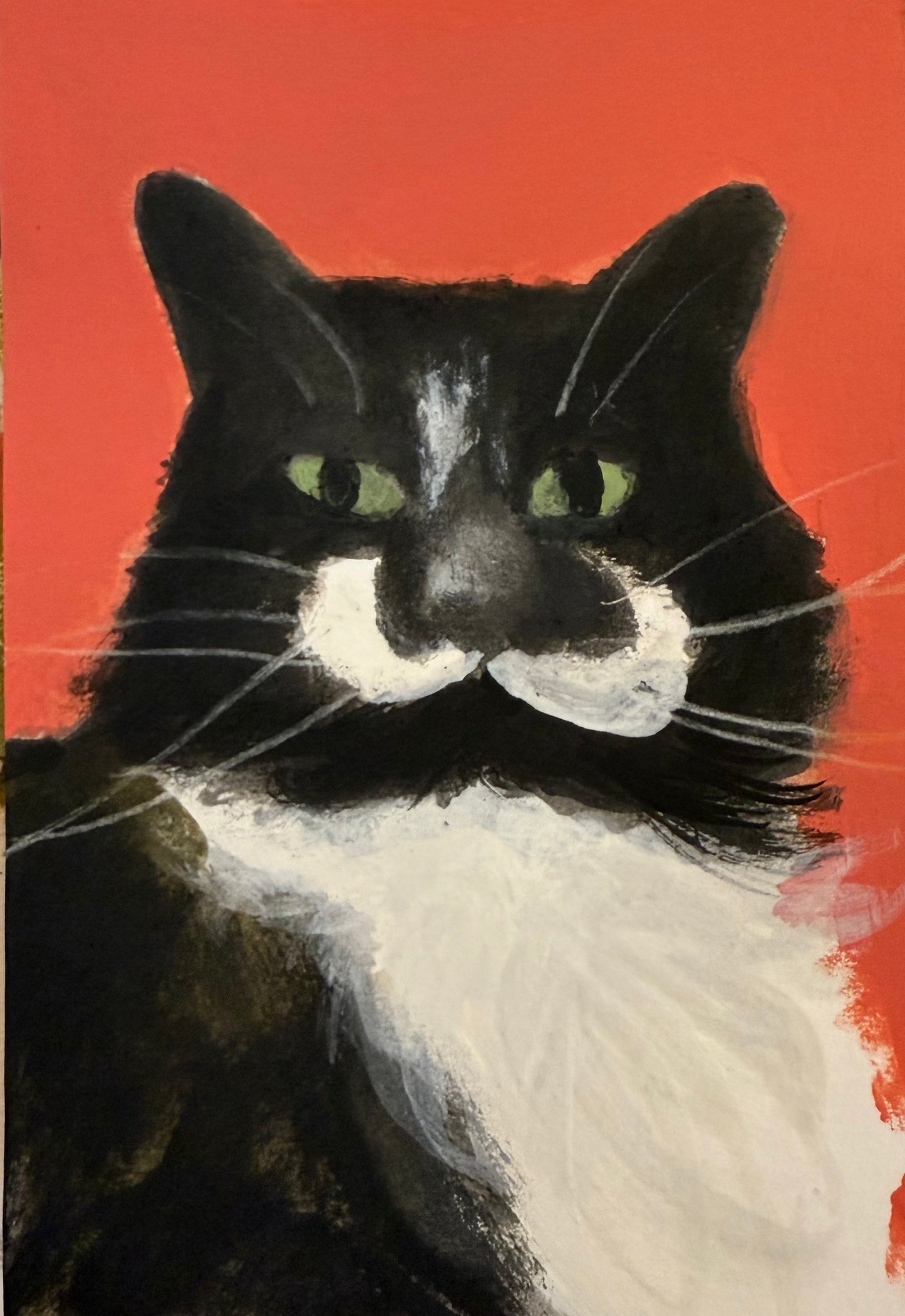 Original painting of Flash Evans