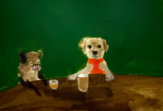 Alf and Nigel print