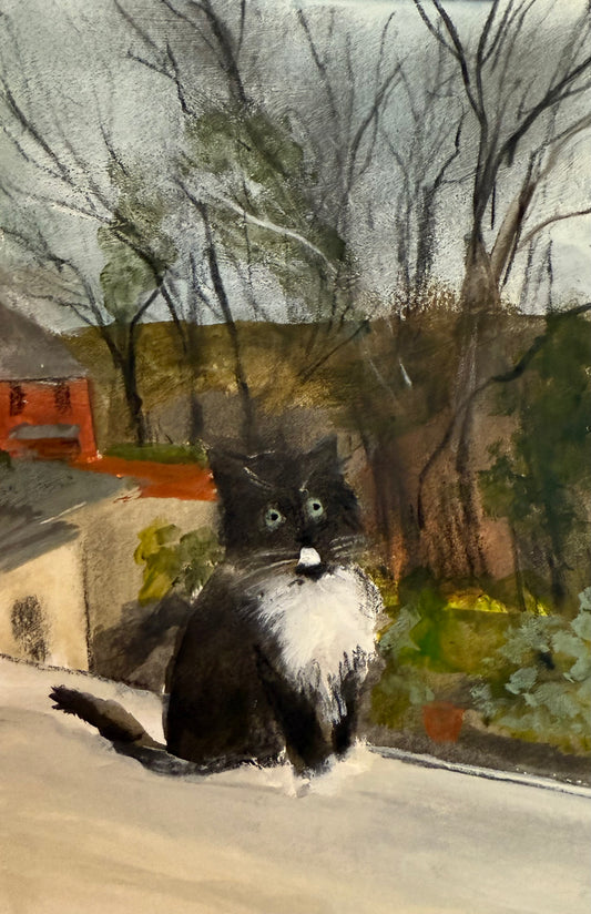 Original painting Howard home in Wales