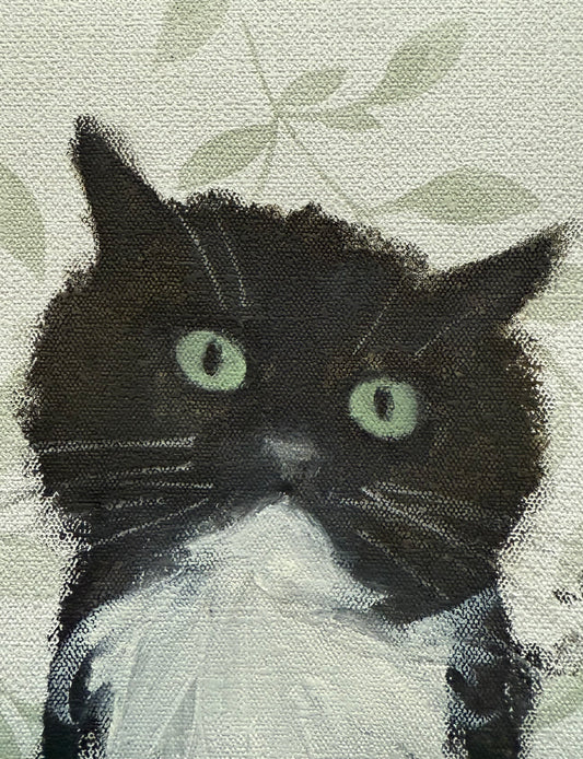Portrait of Howard Kevin oil on linen framed
