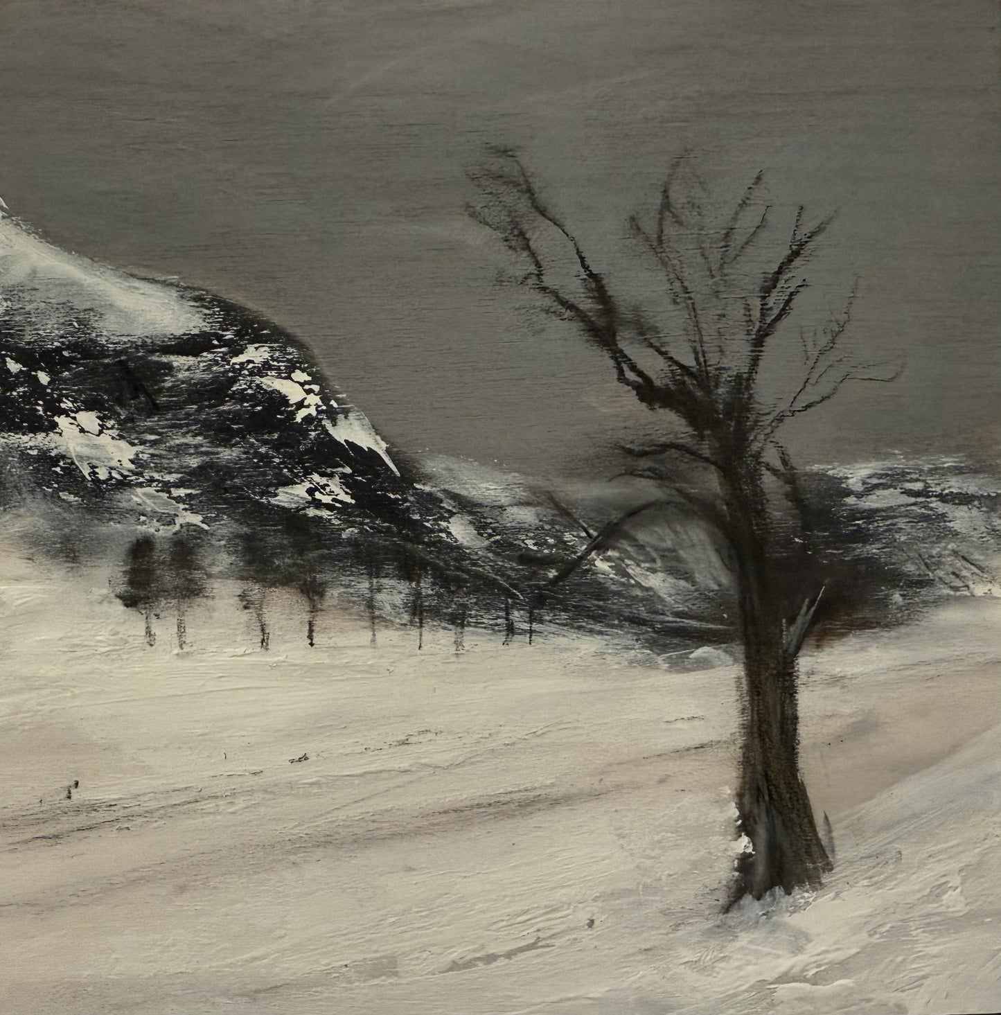 Highlands of Scotland -original painting framed