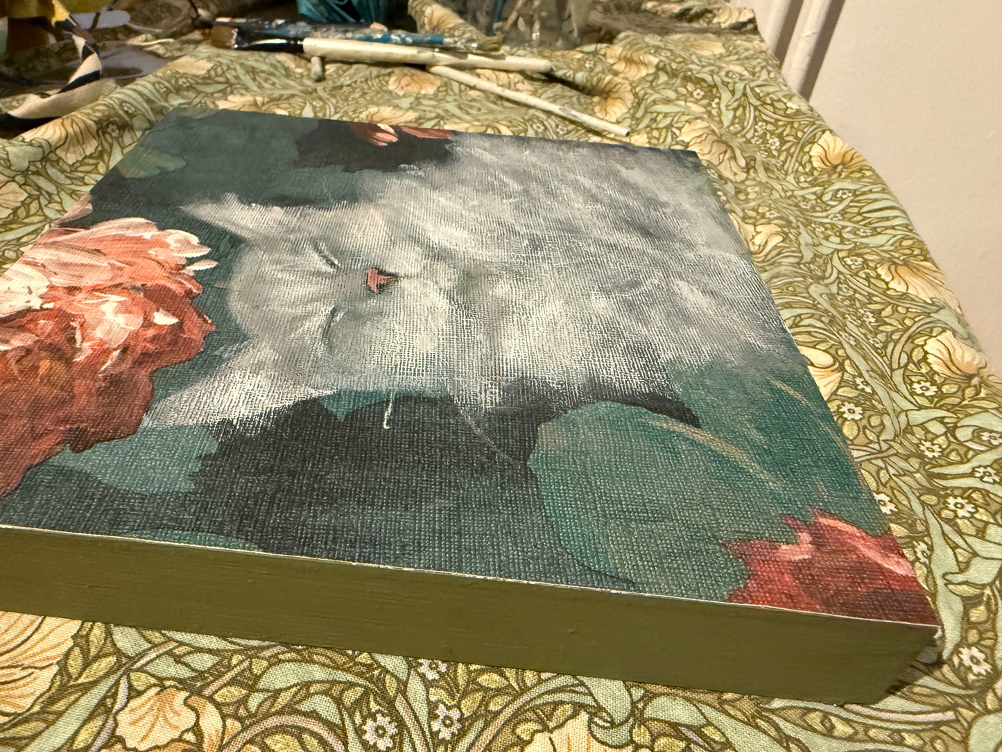 Commissions - oil on paper framed